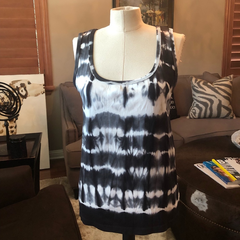 Calvin Klein black and white tank top